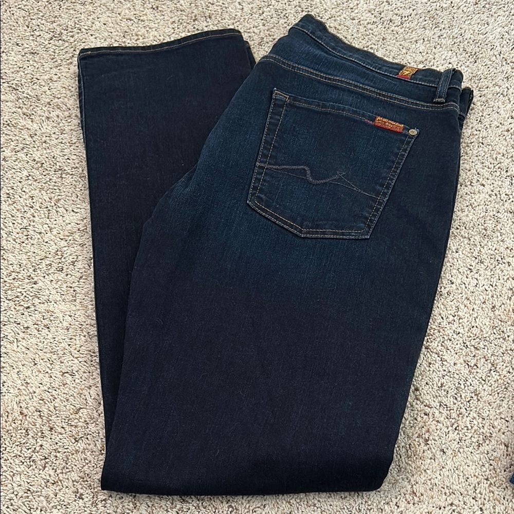 7 for all mankind Men's Dark Blue Jeans W36 L33 VINTAGE LIKE NEW!